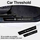 4 шт., водонепроницаемые наклейки на пороги автомобиля, защита от царапин