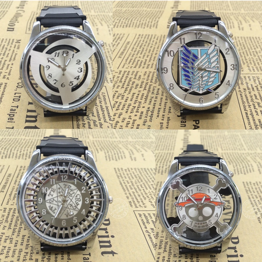 Мультяшная игрушка цельные стальные часы Аниме подарок Коллекционная Фигурка