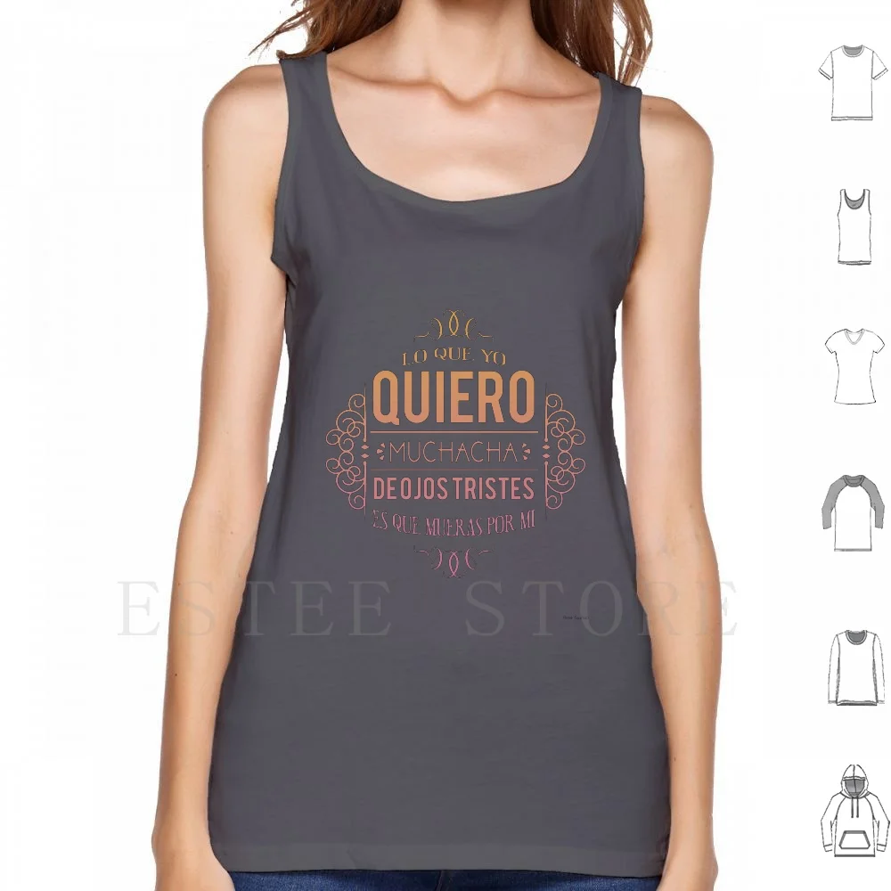 

With You Tank Tops Vest Sleeveless Joaquin Sabina Lettering Spain Teacher Phrases With You The Savior Trova Music