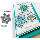 YJMBB 2021 Новые Красивые Рождественские снежинки #1 металлические Вырубные штампы для скрапбукинга альбомной бумаги сделай сам карточек тиснение вырубки