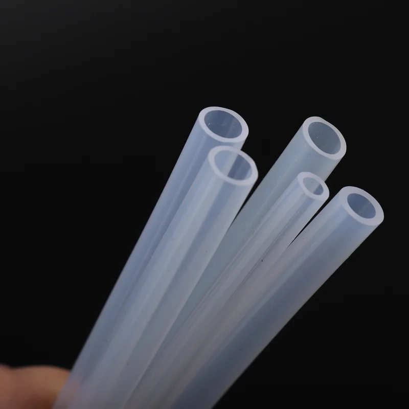 Гибкий длина 1 метр Еда Класс прозрачный шланг из силиконовой резины для детей 2 3 4