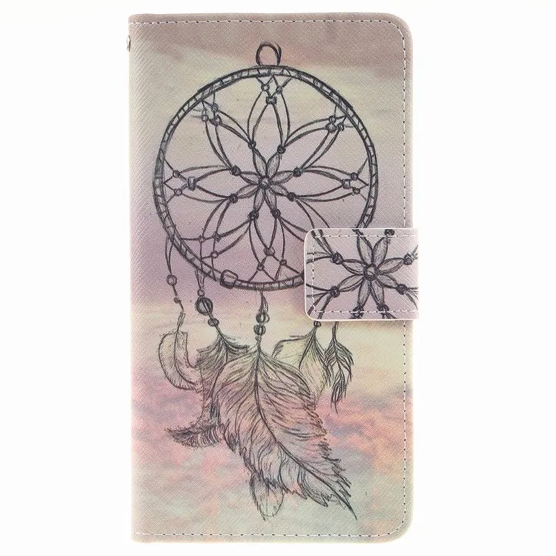 Dreamcatcher Чехол для Fundas huawei P9 Lite Mini P10 P8 Lite Y3 Y5 Honor 8 9 чехол с тигром, совой, ветровым колокольчиком, роскошный откидной Чехол DP26F - Цвет: Dreamcatcher