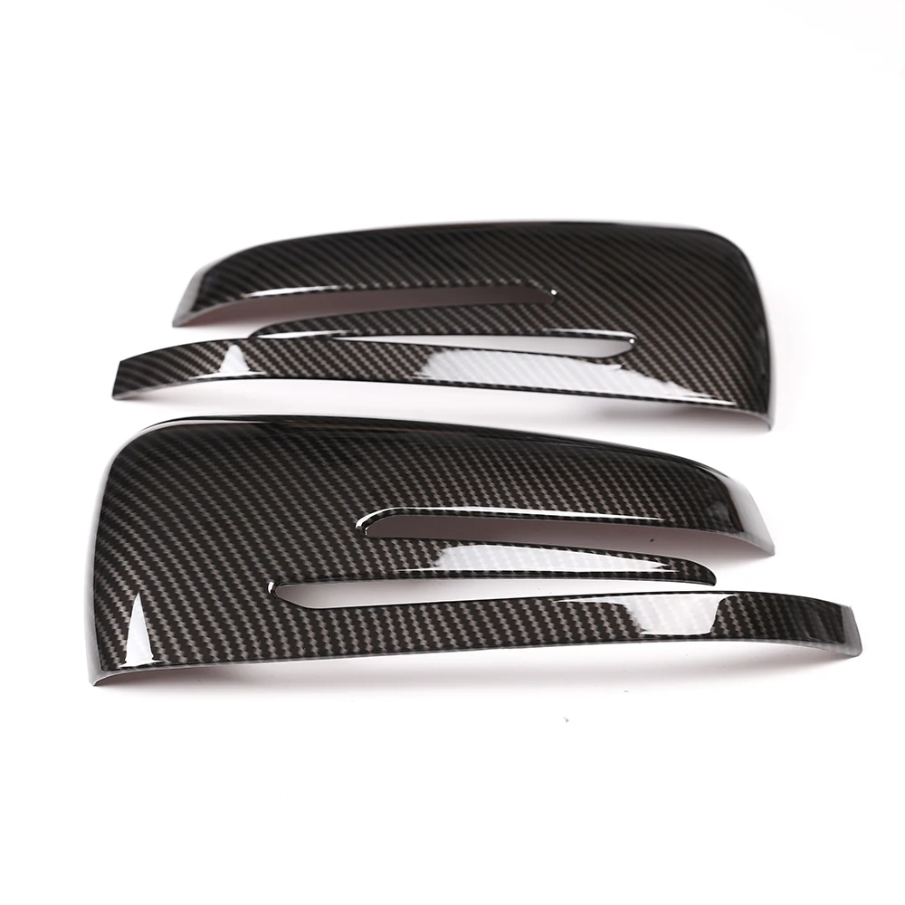 

1 Pair Car Side Rearview Mirror Cap Cover Trim for Mercedes Benz A B C E S CLA GLK GLA Class W204 W246 Auto Accessories Parts