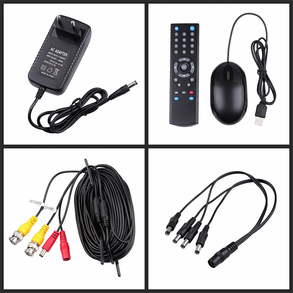 8CH 960H/D1 DVR и 4 наружные COMS/1200TVL HDMI уличные домашние камеры безопасности Комплект ЕС