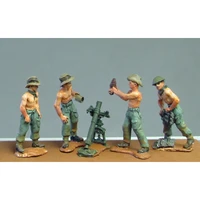 172 scale die cast resin figure world war ii british army burma expeditionary army mortar squad unpainted free shipping