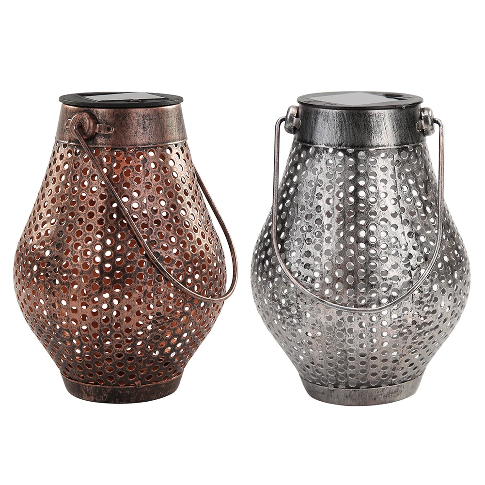 Железный художественный проекционный светодиодный светильник на солнечной