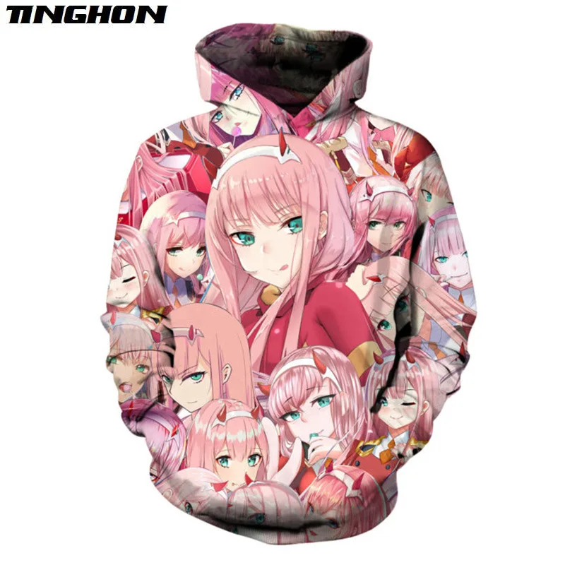 

Anime DARLING in the FRANXX 3D Printed Women Mens Hoodies Sweatshirts Streetwear Unisex Casual Jacket Tracksuits 02