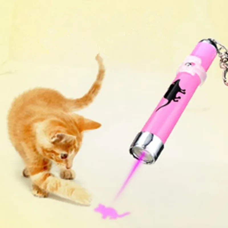 

LED pointer light pen with bright animation mouse cat toy creative and funny pet cat toy