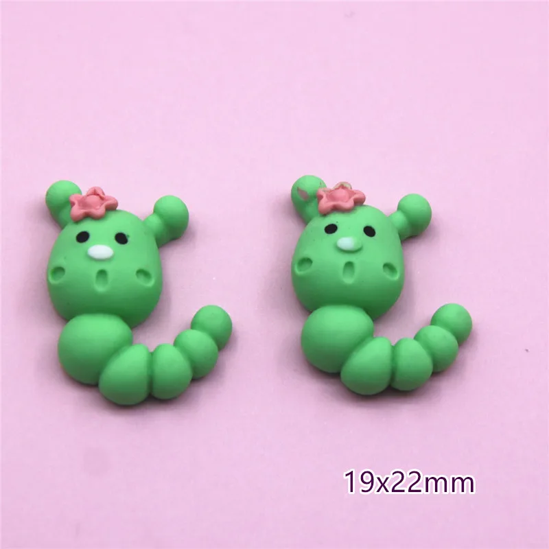 Резиновая гусеница/лягушка/паук/птичка/курица плоская спина кабошон