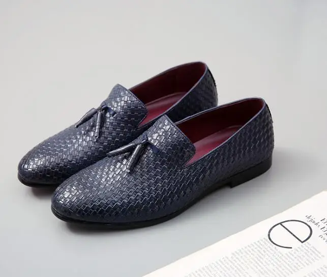 Кроссовки мужские из натуральной кожи без застежки повседневная обувь для