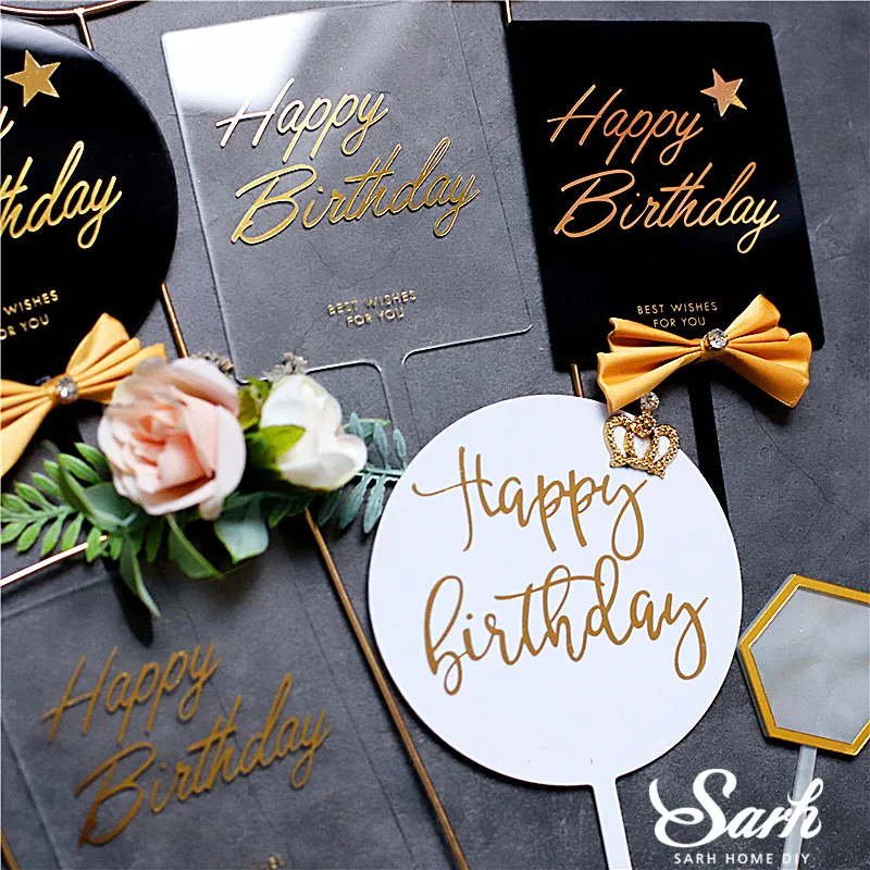 Железный цветок торт топперы Сика олень украшения для дня рождения вечерние