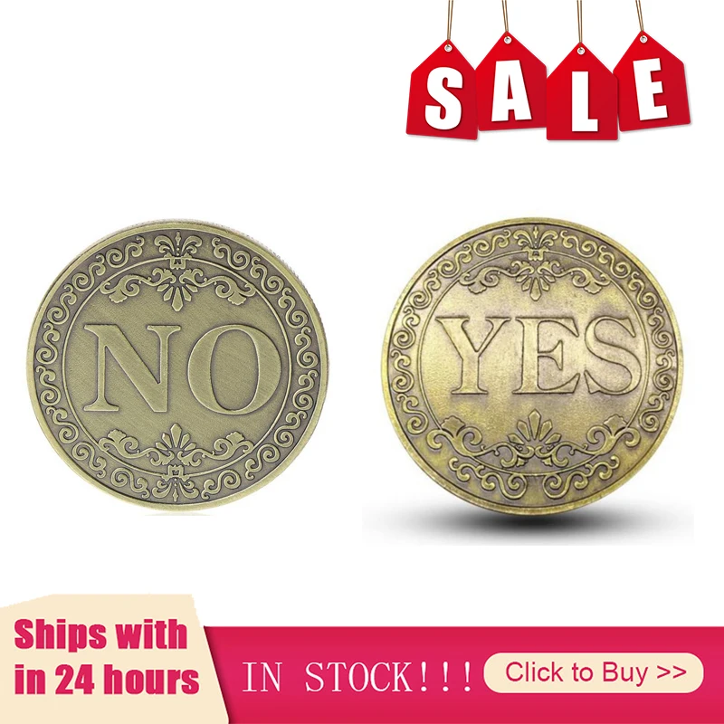 1 шт. креативная Коллекционная монета из сплава отличный подарок да или нет
