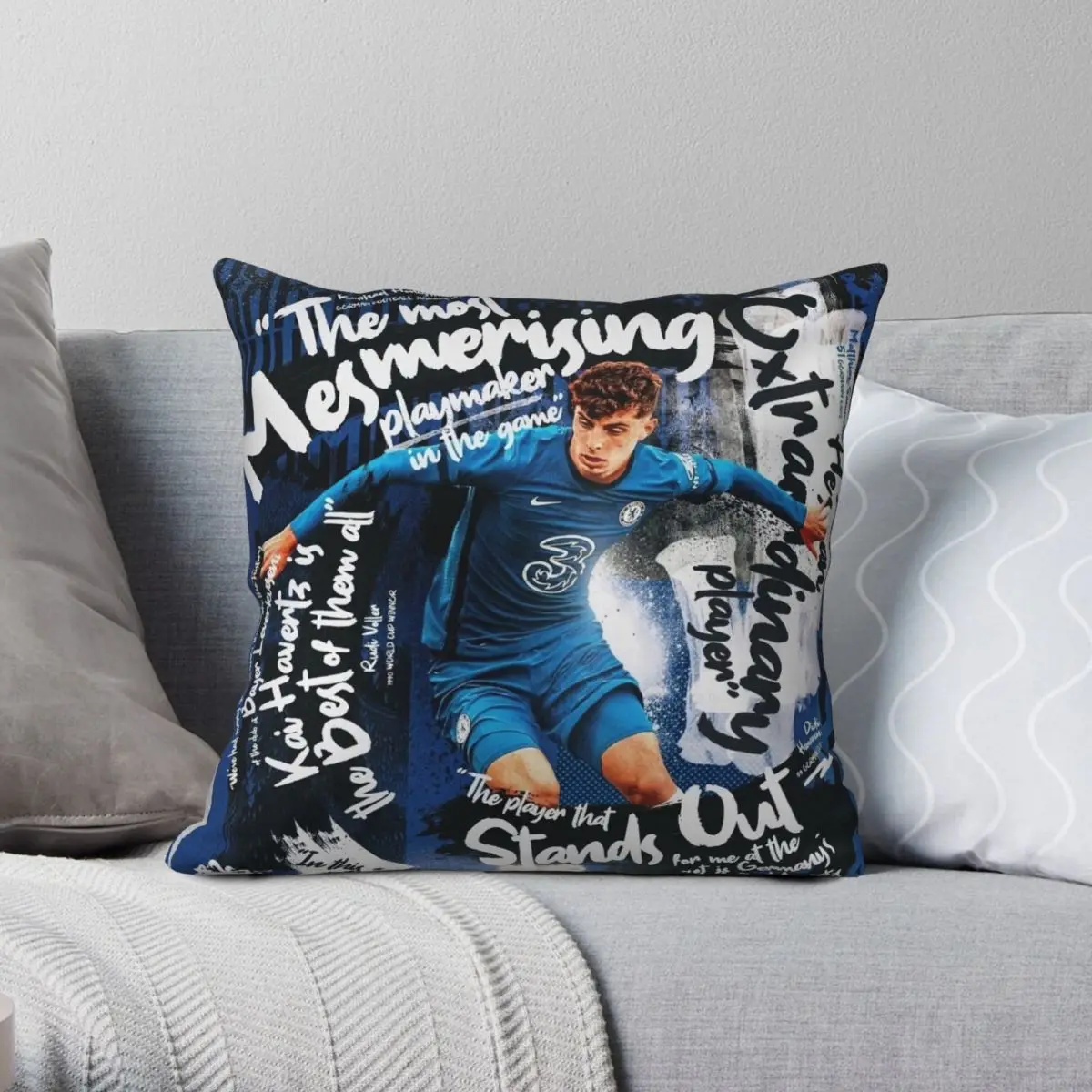 

Wallpaper Havertz Art Pillowcase Polyester Linen Velvet Printed Zip Decor Throw Pillow Case Sofa Cushion Case