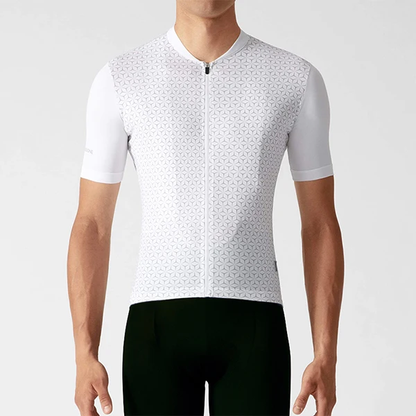 Белый Мужской костюм для езды на велосипеде Roupas Ropa Ciclismo Hombre MTB Велосипедное трико летний дорожный велокостюм из флиса Cycliste equipt для мужчин t - Цвет: Белый