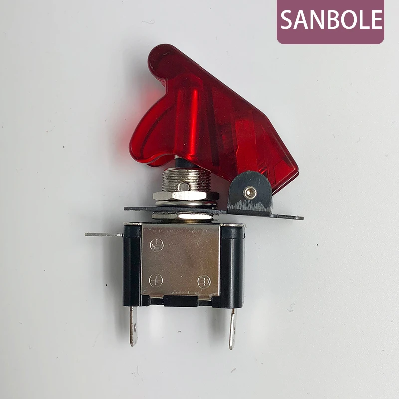 Клавишный переключатель (5 шт.) светодиодный защитный кожух на нажимную кнопку 12 В