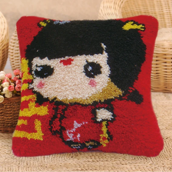 

Набор крючков с цветочной защелкой «сделай сам», подушки для вышивки крестиком, для аниме, подушки для вышивки, фоамиран, Borduurpakket, Kussen smyрна