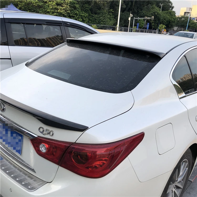 Спойлер для крыши Q50 из углеродного волокна 2014-2015 m5 спойлер Infiniti | Автомобили и