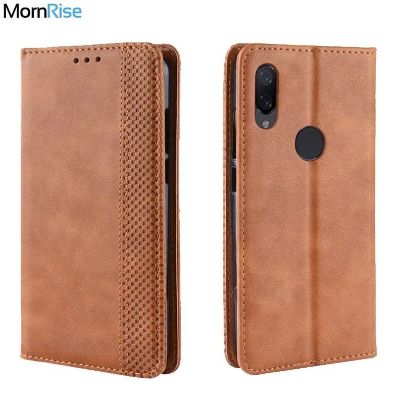 Роскошный тонкий кожаный чехол-книжка в стиле ретро на магните для Xiaomi Redmi Note 7 Pro Redmi 8 7A, чехол-книжка с бумажником и отделением для карт, мягкий чехол-сумочка