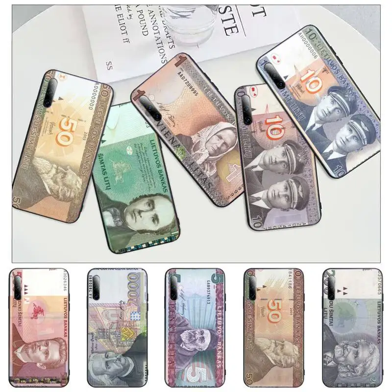 

Lithuania Litas Money LTL Phone Case for iPhone 11 12 mini pro XS MAX 8 7 6 6S Plus X 5S SE 2020 XR shell