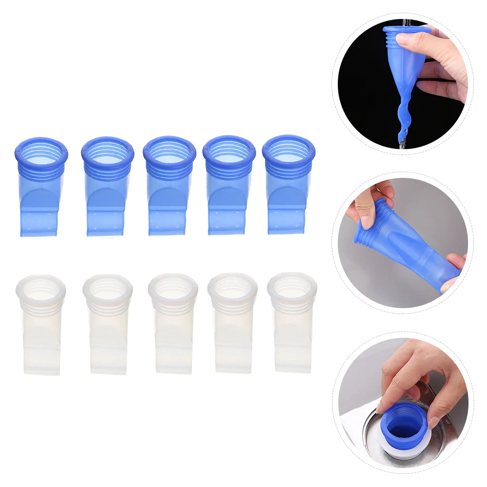 

10pcs Drain Sewer Core Silicone Flexible Floor Drain Core Sewer Drain Core