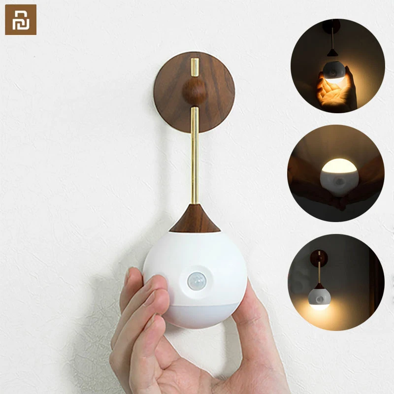 

Xiaomi Sothing Sunny Smart Sensor Night Light Infrared Induction USB Charging Removable Night Lamp For smart home