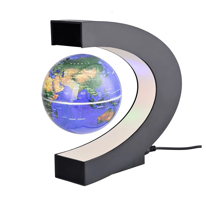 

Floating Magnetic Levitation Globe LED World Map Electronic Antigravity Lamp Novelty Ball Light Home Decoration Birthday Gifts