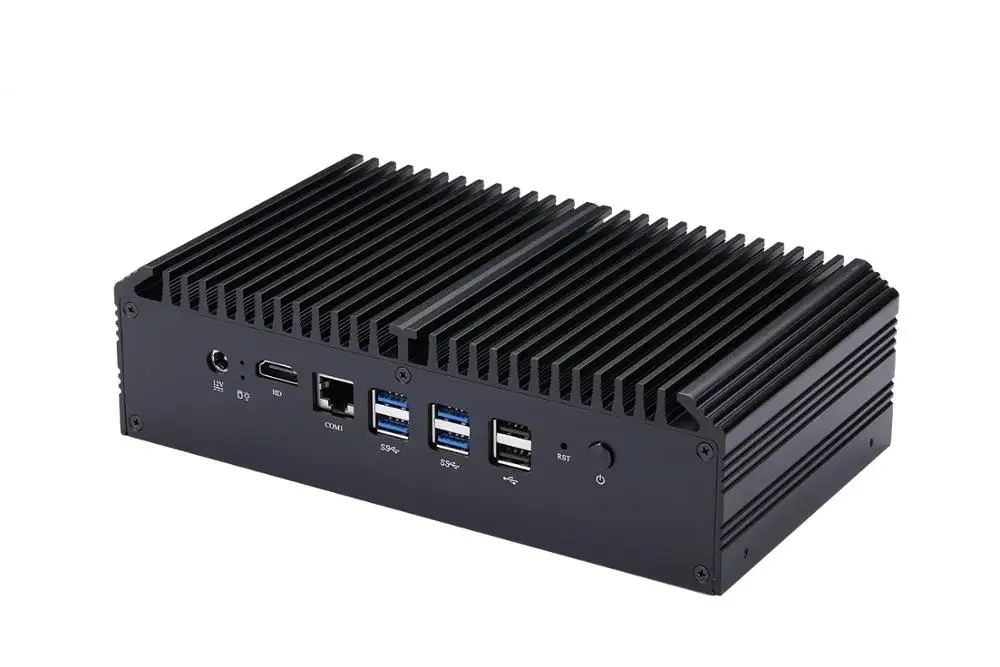 Офисный тонкий маршрутизатор Qotom 8 LAN безвентиляторный 8-ядерный I7 8550U I5 8250U I3 8130U |