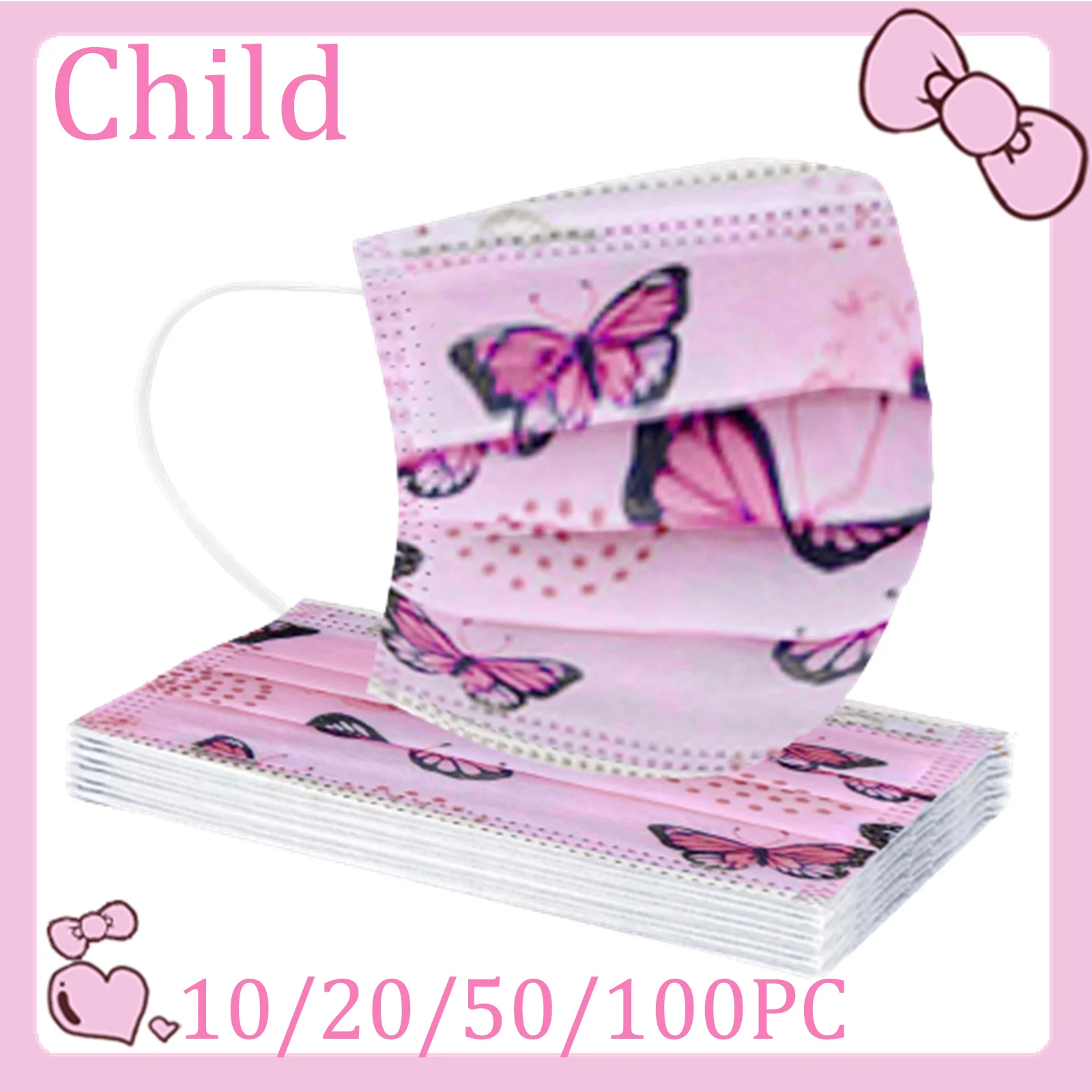 10/20/50/100 шт., одноразовые маски для лица 10/20/50/100 шт., одноразовые маски для лица