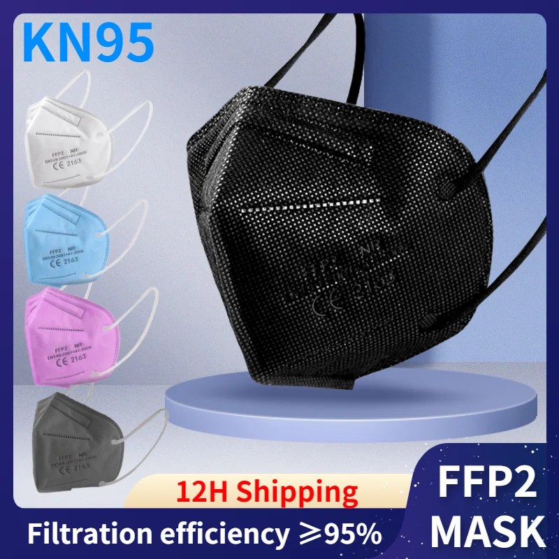 

KN95 Mascarillas ffp2 face masks ffp2mask Protective Mask Safety Masks fpp2 Respirator KN95 MASK mascarilla fpp2 homologada