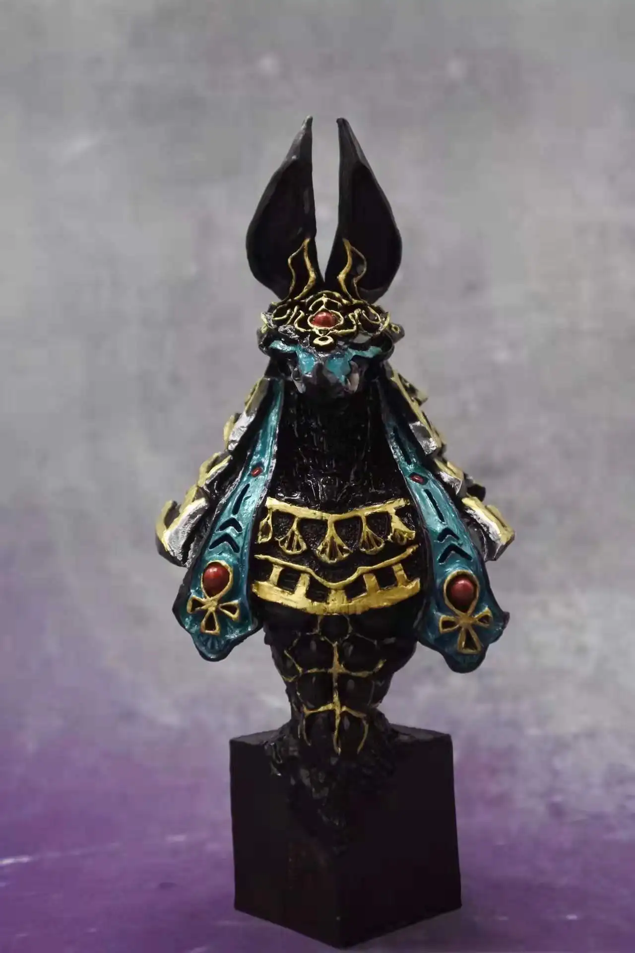 Каучуковая фигурка комплект Anubis бюст Неокрашенный гараж Смола модель комплект