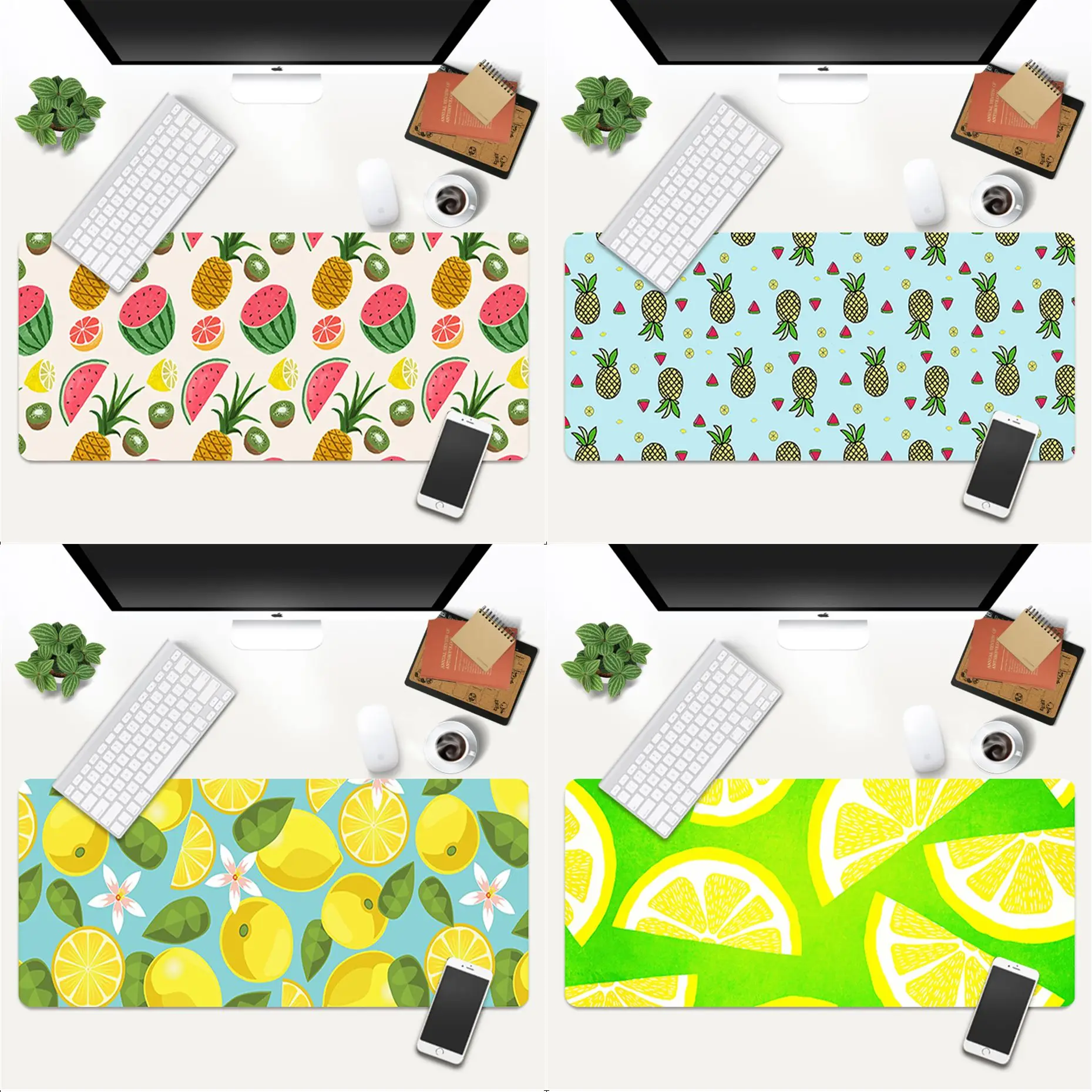 

Новое поступление, Летние фрукты, противоскользящий прочный резиновый коврик для компьютерной игровой мыши xl xxl 800x300 мм для Lol world of warcraft