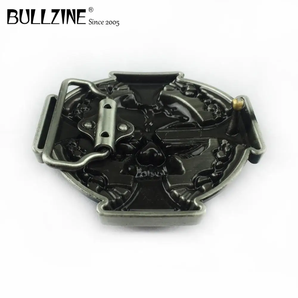 Bullzine Оптовая Продажа цинковый сплав Ретро черный эмалированный женские