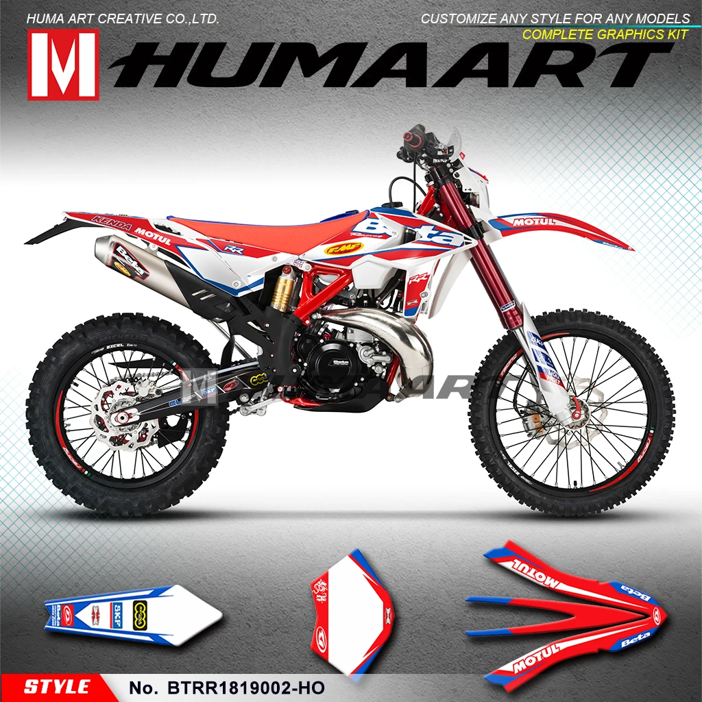 Набор графических наклеек huпера MX для гонок украшение на заказ Бета 250RR 300RR 350RR 390RR