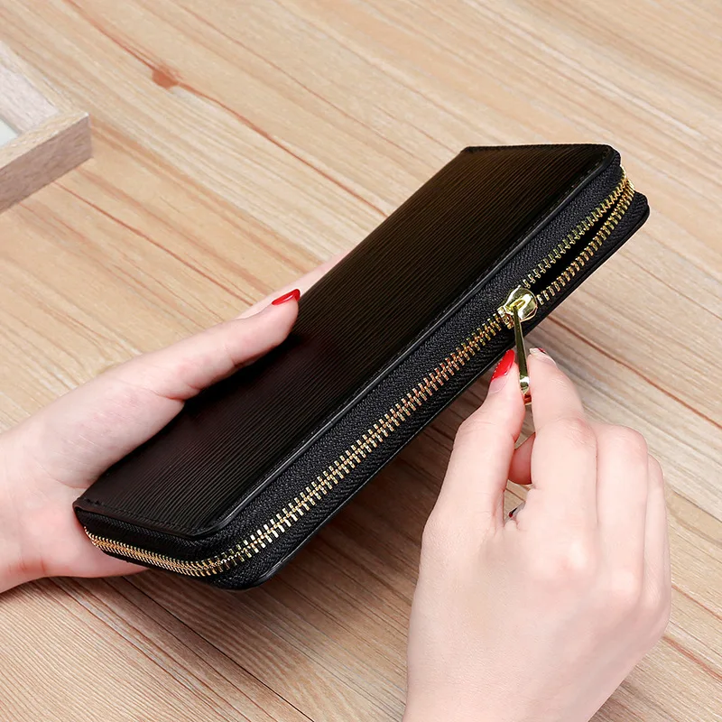 SOUTH GOOSE High Quality Split Leather Daily Clutch Wallets Men Business Purse Card Holder Women Phone Coin Bag Elegant Pouch | Багаж и