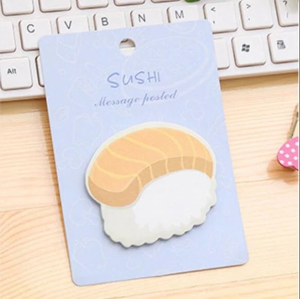 

40packs/lot Egg toast doughnut Sushi design sticky notes message Item memo notes