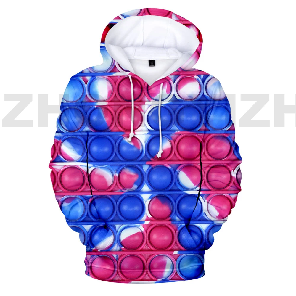 

Толстовка детская зимняя в стиле оверсайз с 3D-принтом