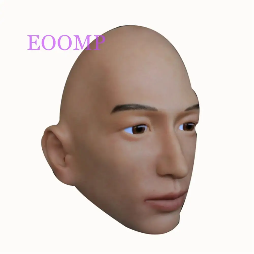 Мужская маска для Хэллоуина настоящая кожа маскарадная искусственная