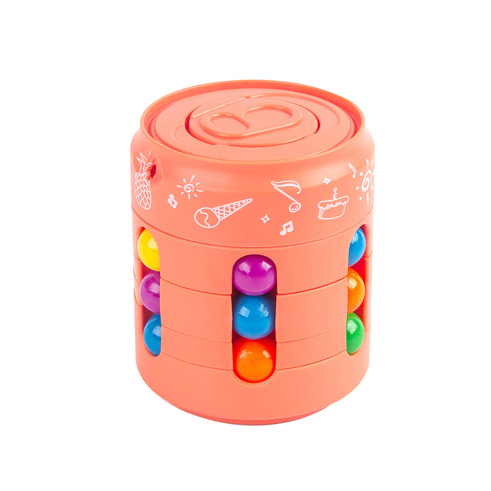 

Cube Little Magic Bean Rotating Cube Kids Stress Relief Toy For Adults Kids Plastic 5-7 12-15 Years Mini Cube