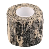 1pcs 5m elastic hunting army adhesive camouflage tape stealth strap roll men protective outdoor tight wrap gun