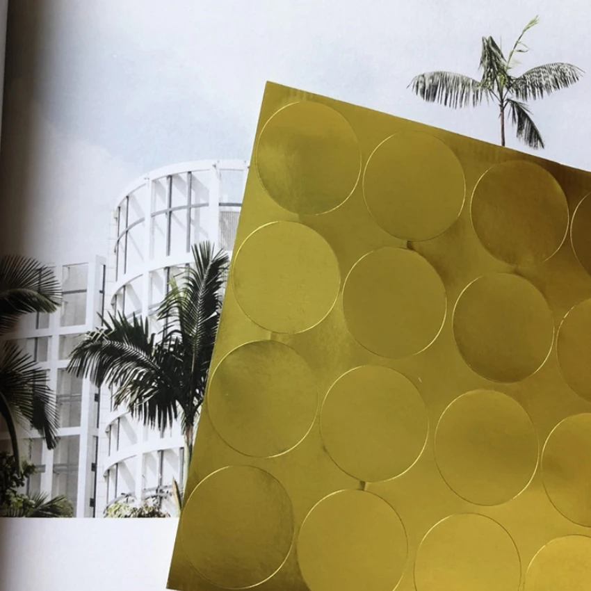 160 шт./лот золотые пустые наклейки Бумажные Клейкие декоративные упаковочные