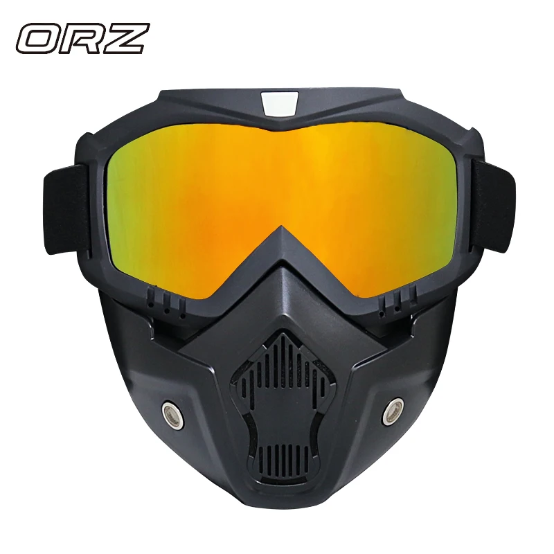 Съемные маски для очков идеально подходят открытого лица мотоциклетного