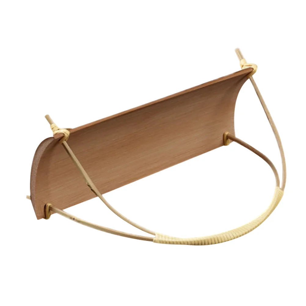 

1pc Decorative Storage Tray Creative Bamboo Serving Tray Food Storage Plate