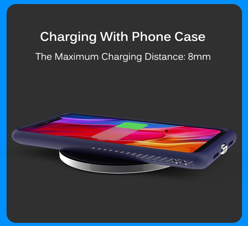 Qi магнитный беспроводной зарядный приемник USB кабель для iPhone Samsung Huawei двухрежимный беспроводной и QC3.0 проводной модуль быстрой зарядки