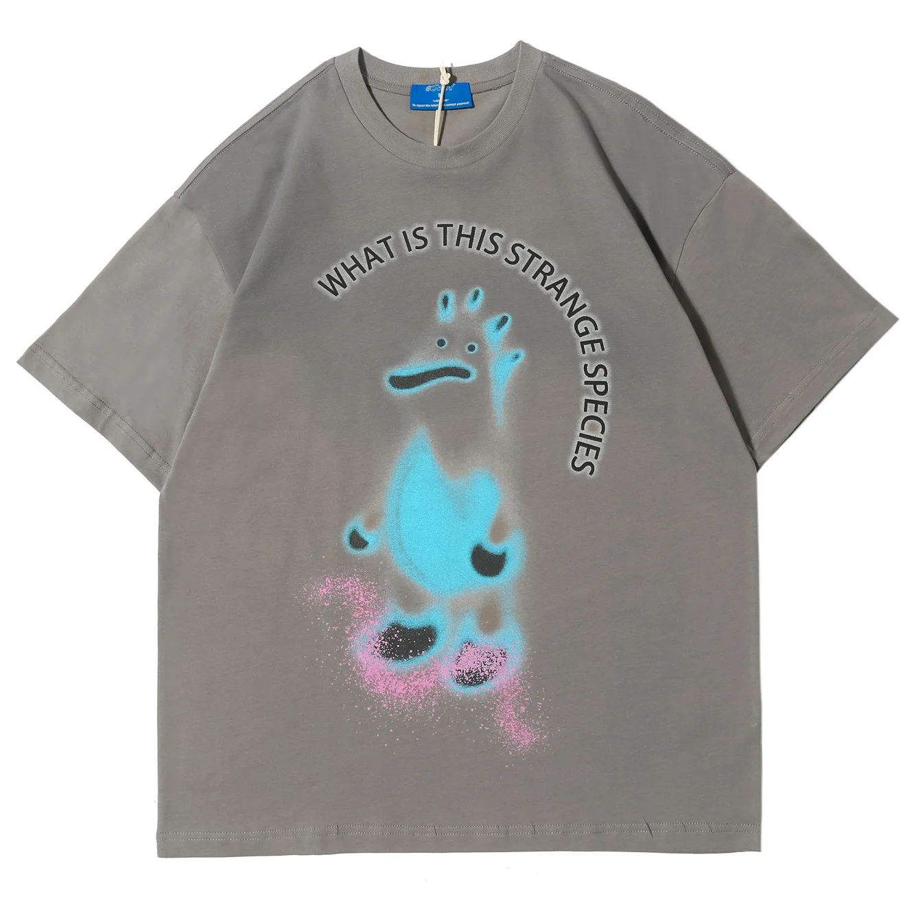 Мужская футболка с принтом монстра граффити из мультфильма мужские футболки