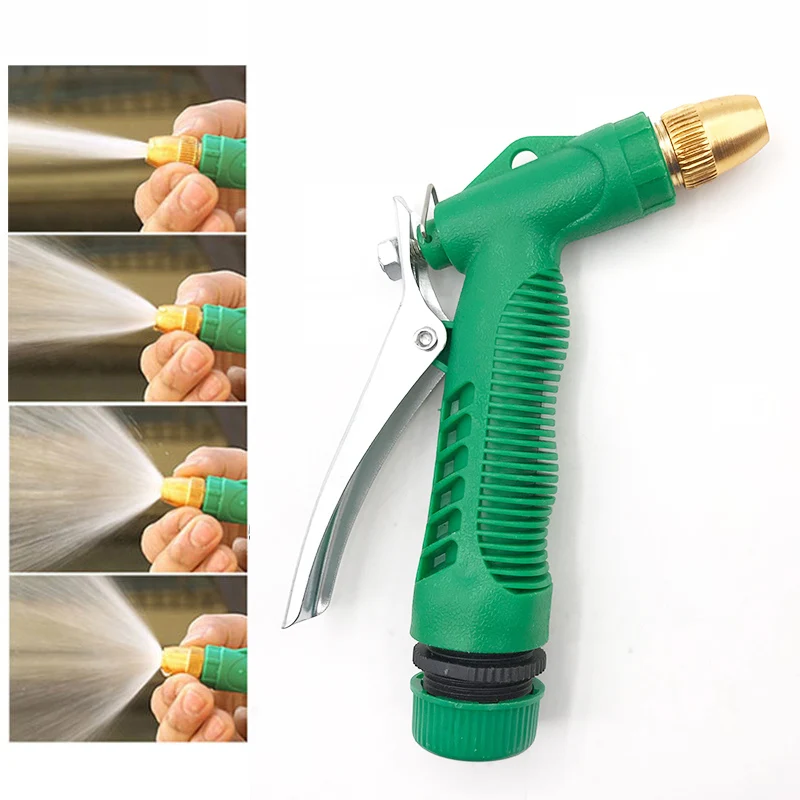 

Car Wash Water Gun High Voltage Pressure Copper Gun Head Car Washer Machine 4 Working Models Automobiles Washing Tools