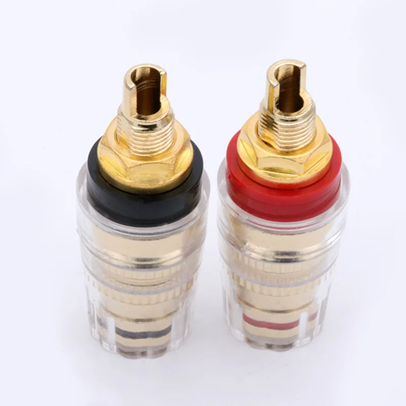 5Pairs/10pcs Banana Plug Jack Binding Post Terminal Gold Plated Socket Terminals Amplifier Speaker Connector | Обустройство дома