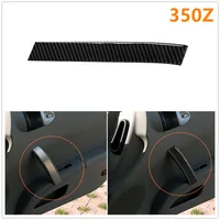 Car Carbon Fiber Passenger Side Door Co-pilot Position Handle Panel Refit Decorative Sticker for Nissan 350Z Z33 2006-2009