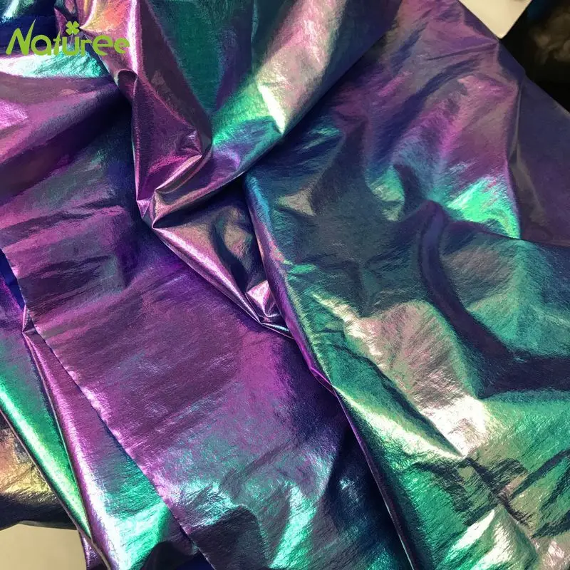 Блестящая яркая бронзовая ткань из спандекса 145 см материал для шитья