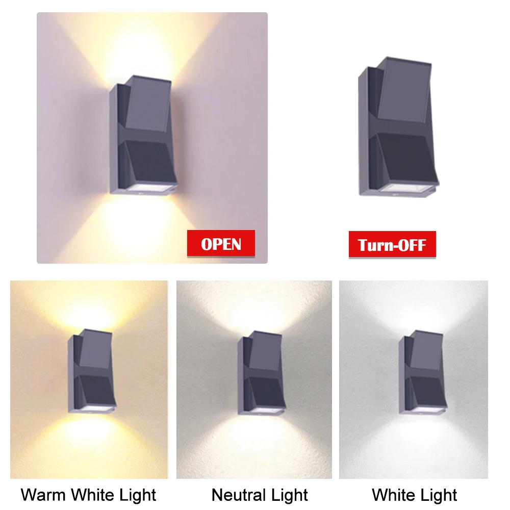 Светодиодсветодиодный Настенные светильники IP65 водонепроницаемый уличный и