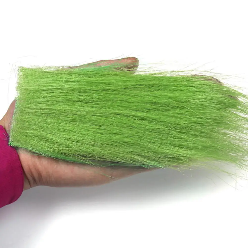 

12*5cm Colorful Bait Binding Material Synthetic Fiber Fibers Fluffy Material Fur Artificial Haired Hair Tying Synthetics Fl U4l6